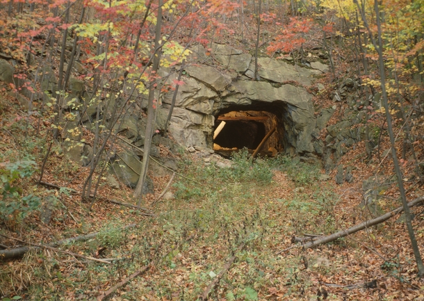 East Broad Top Railroad Tunnel at Sideling Hill Pennsylvania Constructed - in use until  