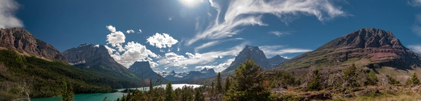 East Glacier National Park Panorama 