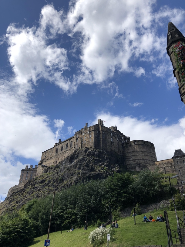 Edinburgh Castle Scotland Inspiration for Hogwarts th Century built by David I Son of Saint Margaret of Scotland