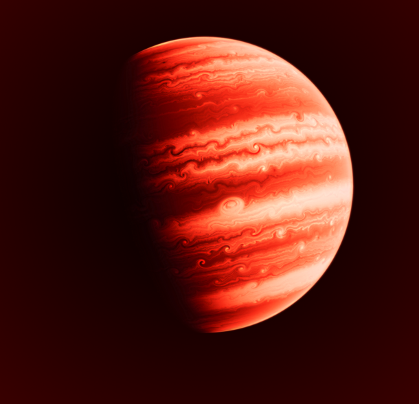 Edited screenshot I took of a gas giant from the simulator Space Engine 
