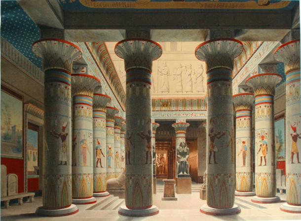 Egyptian courtyard at the Neues Museum Berlin