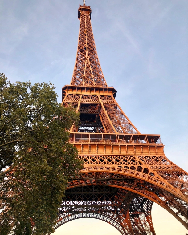 Eiffel Tower in the fall 