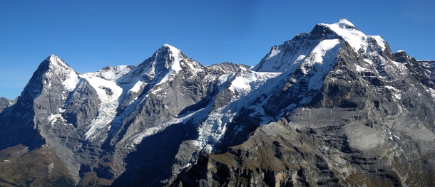 Eiger Mnch and Jungfrau Switzerland  by Jackph