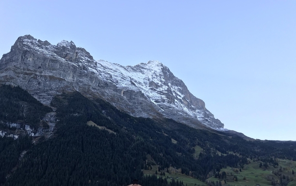 Eigers iconic north face Grindelwald Switzerland 
