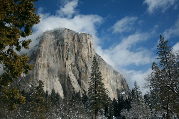 El Capitan winter  Yosemite National Park