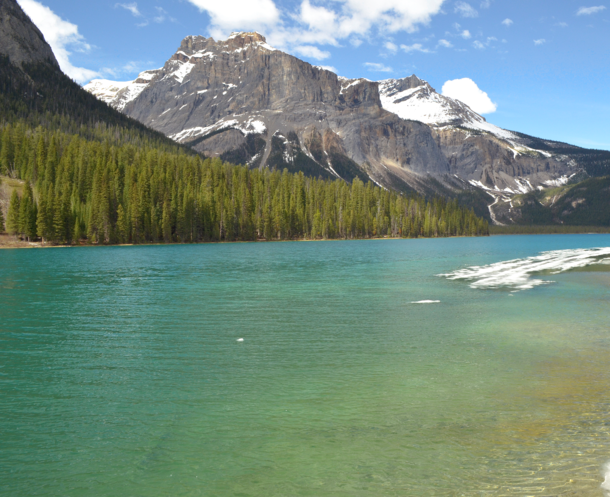 Emerald Lake after the thaw Yoho National Park Canada 