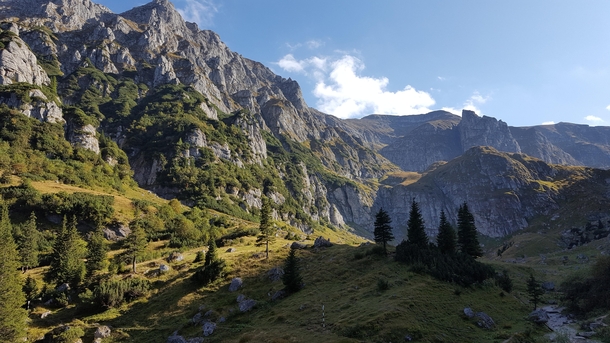 End of September Mleti valley Bucegi massif Carpathians Romnia   