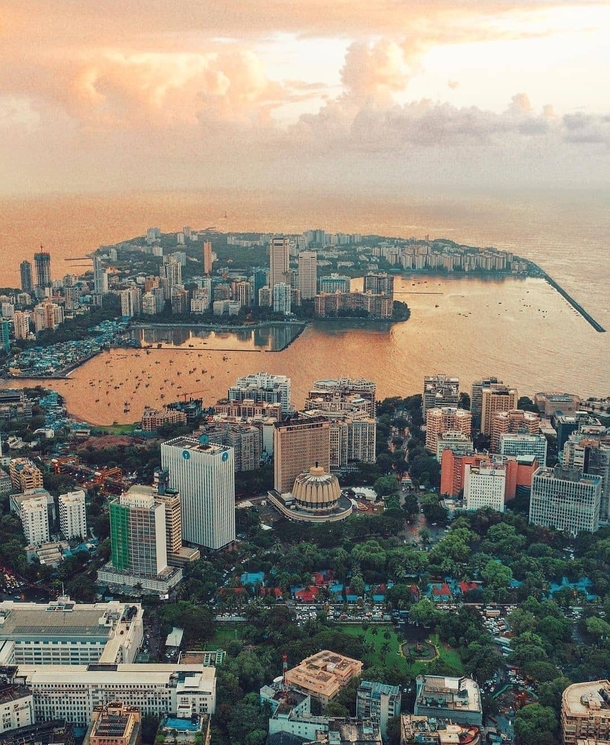 End of the peninsula Mumbai India