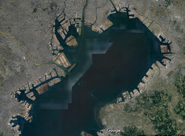 Engineering Wonder The Tokyo Bay coastline is almost entirely artificial with  sq km of reclaimed land till date