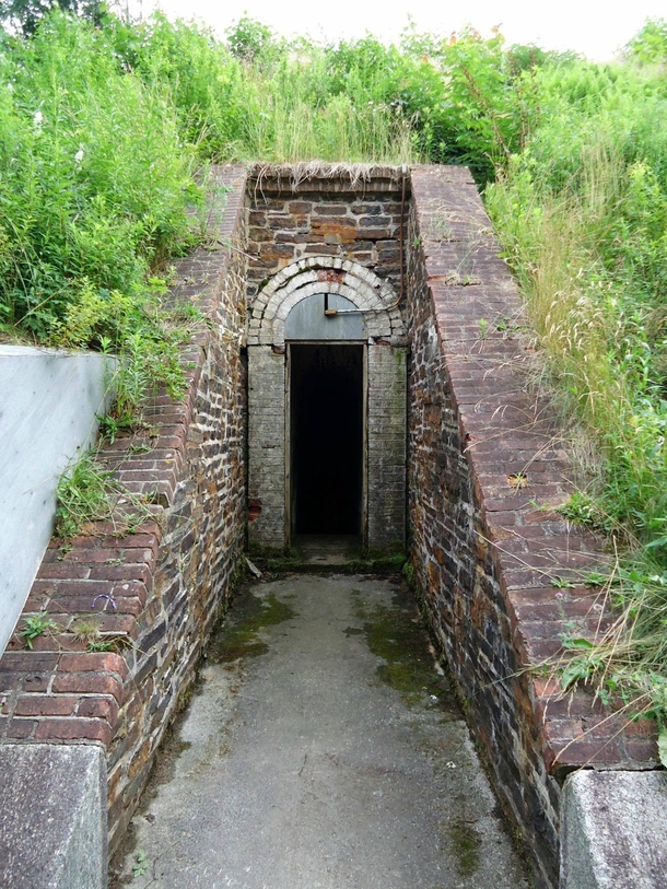 Entrance to the powder battery York Redoubt Halifax NS 