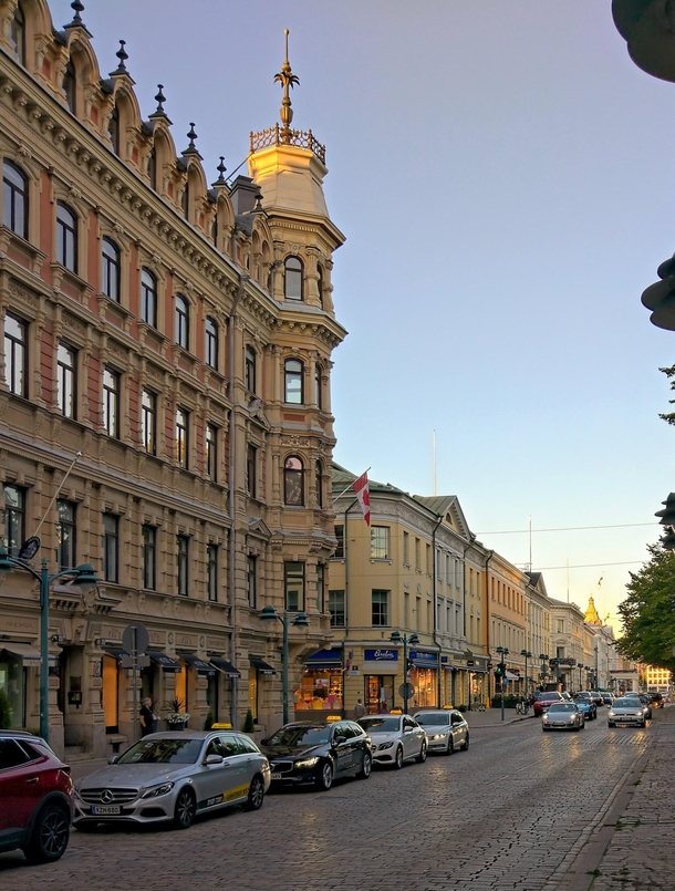 Esplanadi avenue in Helsinki Finland Last August 