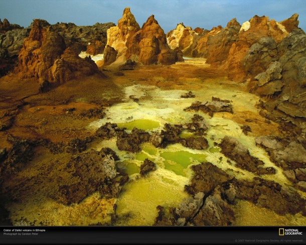 Ethiopias Dallol Volcano a volcano in the hottest place on Earth 