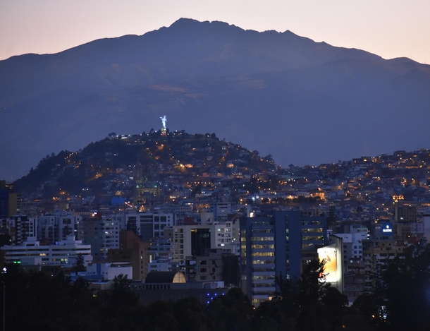 Evening in Quito Ecuador 