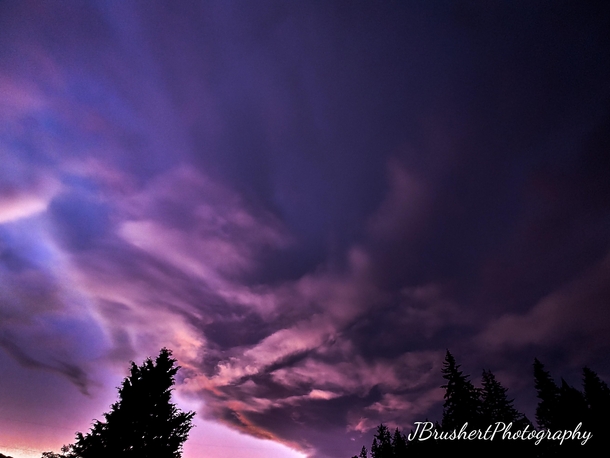 Evening sky in Washington State