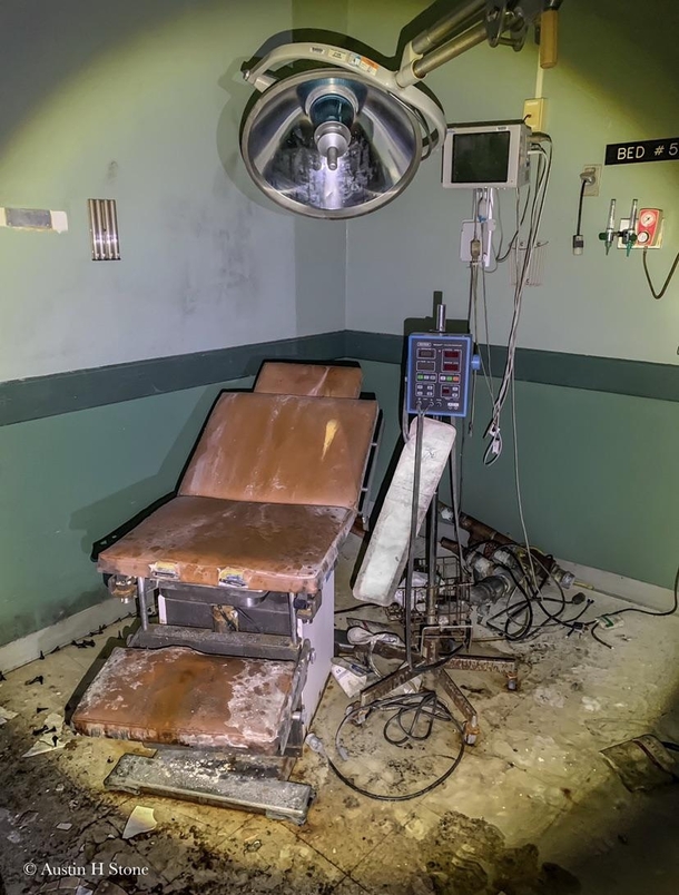 Exam room in a large hospital I hit in Alabama 