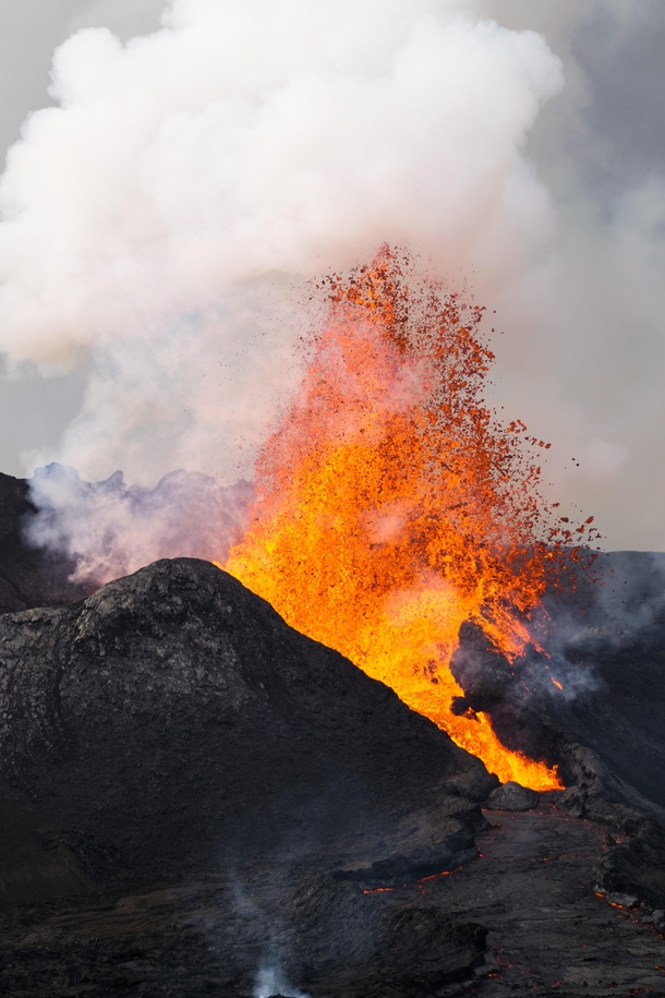Fagradalsfjall eruption Iceland 