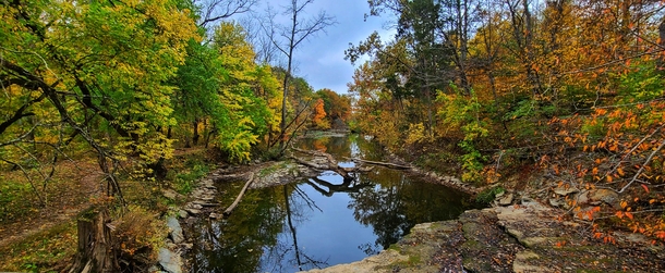 Fall at Caesar Creek Nature Preserve in Massie Township Oh USA 