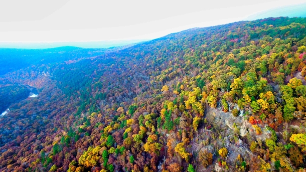 Fall at Ozark Mountains in Arkansas 