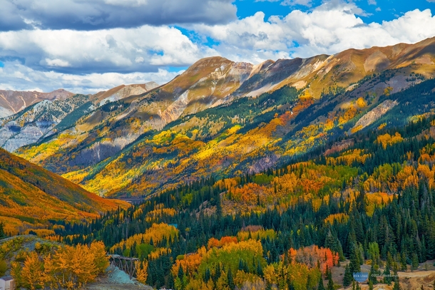 Fall Colors at Red Mountain Pass San Juan Mountains Colorado  by Rick Louie x-post rUnitedStatesofAmerica