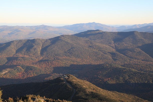 Fall foliage from Whiteface mountain in Andirondack NY 