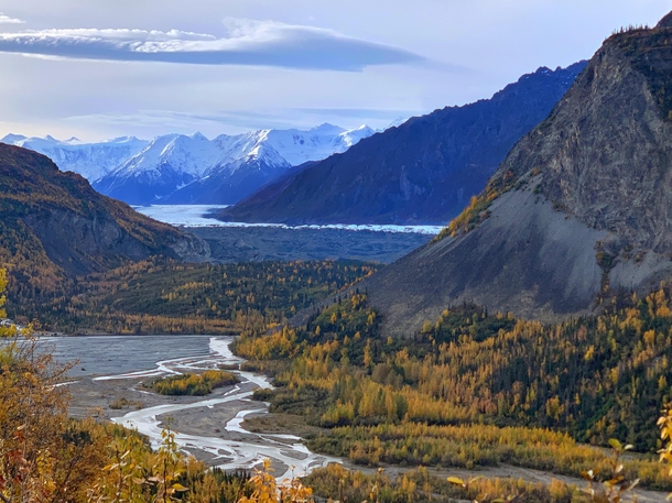 Fall in Alaska Glenn Highway 