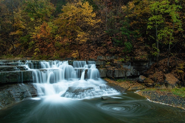Fall in the Finger Lakes Taughannock Falls State Park 