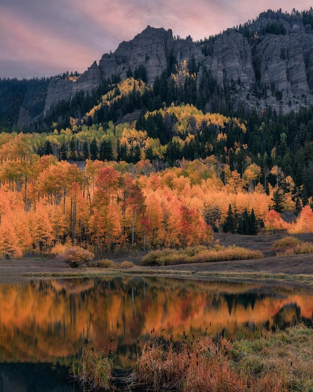 Fall in the San Juan Mountains of Colorado 