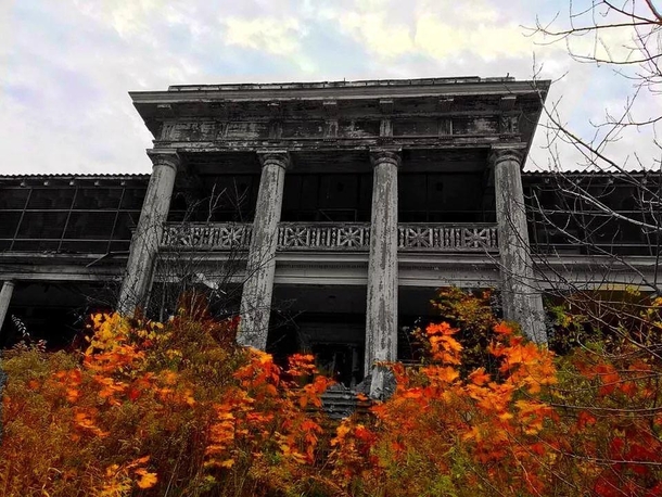Fall time in New York abandoned sanitarium 