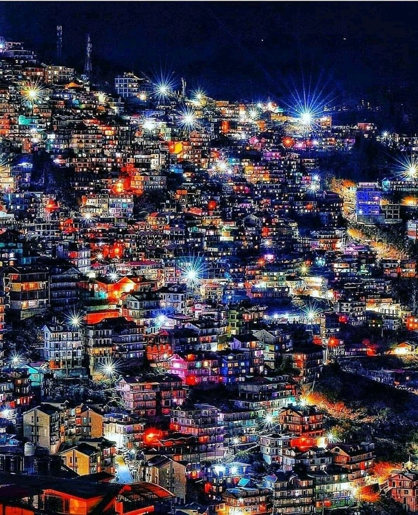 Fantastic shot Location Shimla city Himachal Pradesh India