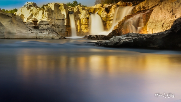 Fantastic shot of amazing Natural Sautadet waterfalls France by Mani amp Ginji 