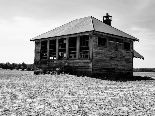 Farm building outside Quincy Indiana