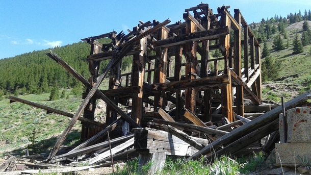 Farwell stamp mill Independence Pass settlement CO 