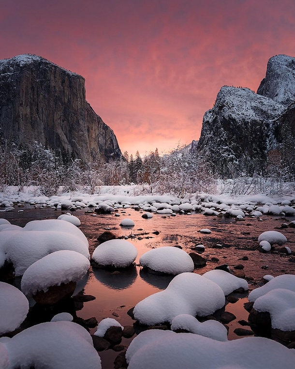 Fiery Yosemite Sunrise 