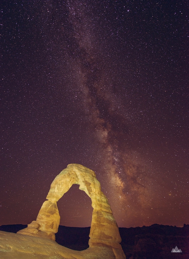 Finally got my Milky Way  Delicate Arch shot 