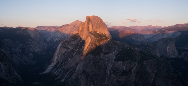 Finally got to see sunset at Glacier Point Yosemite National Park 