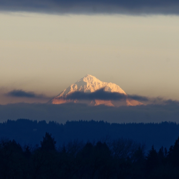 Finally got to use my mm lens This is Mount Hood OR 