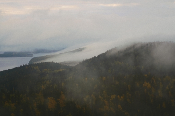 Finnish National Landscape at Koli National Park 