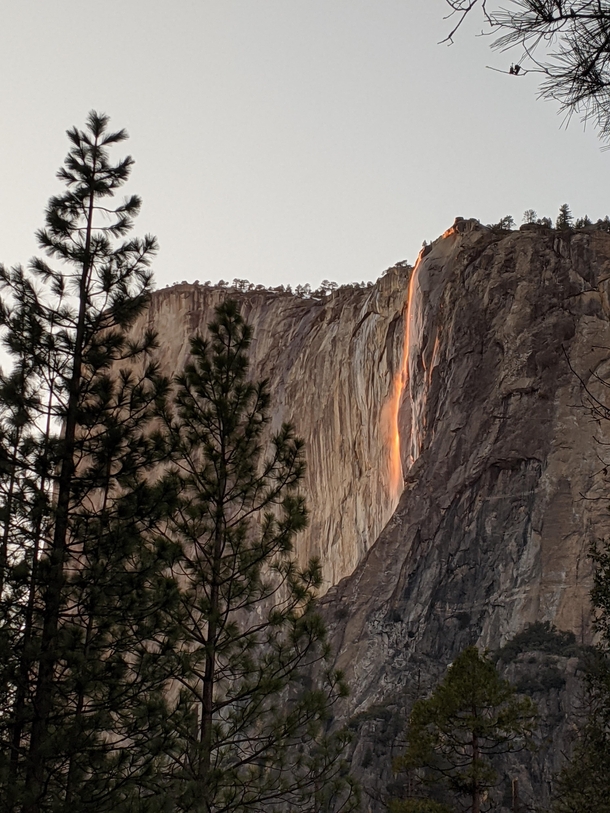 Firefalls Yosemite California  dazzling views for  weeks every Feb x 