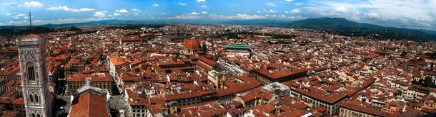 Firenze from atop the Duomo 