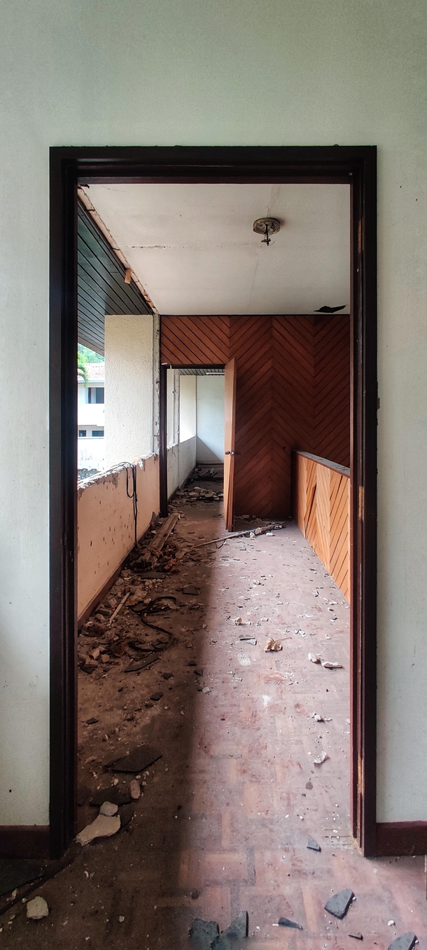 First floor of an abandoned home in Kuala Lumpur Malaysia