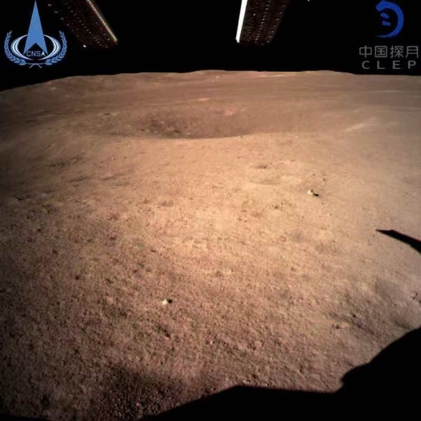 First image from the surface of the far side of Luna 