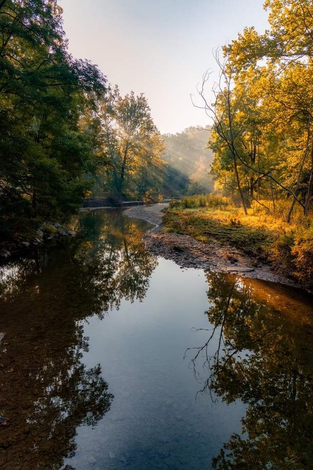 First light at Cuyahoga Valley National Park Ohio 