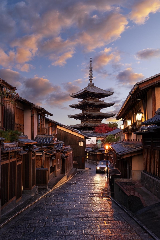 First light on streets of Kyoto  theurbanvoyager