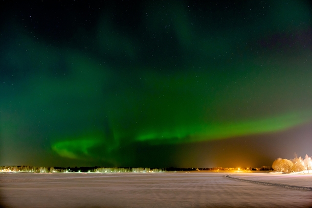 First time seeing an aurora - Im speechless -  Tornio Finland