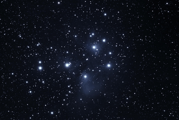 First time shooting M Pleiades Taken from my backyard in Bortle  skies