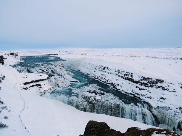 First time visiting Iceland Gullfoss did not disappoint 