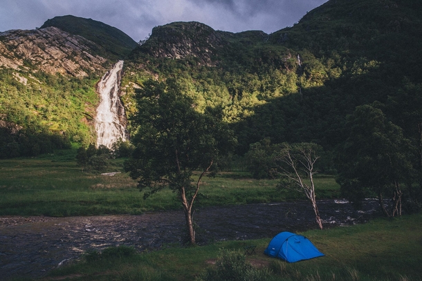 First time wild camping Glen Nevis Scottish Highlands 