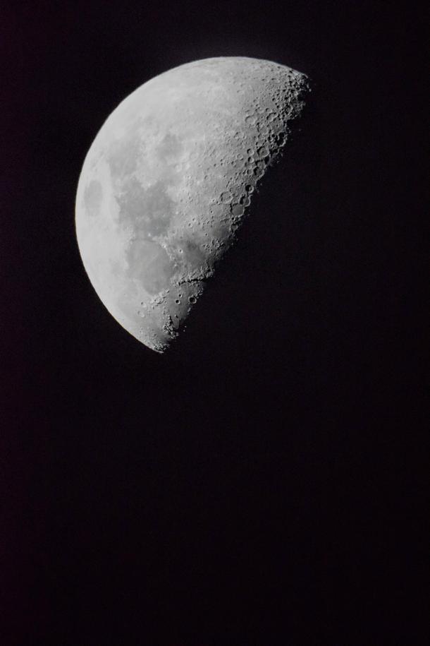Fist stab at photographing the Moon through a  dob