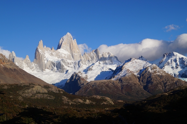 Fitz Roy mountain near El Chalten in Argentina Taken on my  month RTW trip last year 