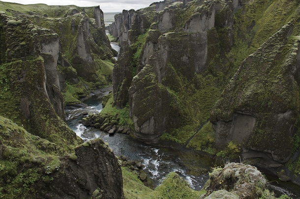 Fjarrgljfur Canyon Iceland  by Eigenes Werk